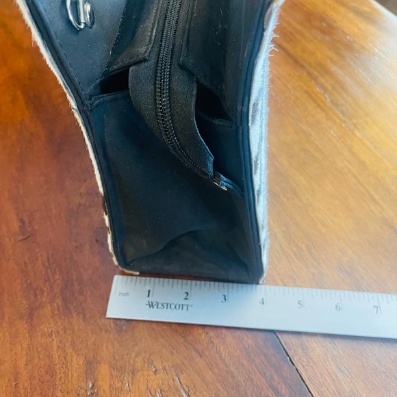 Custom made from hair on calf skin with a checkbook cover #1 spring print!🦓 - Picture 8 of 9